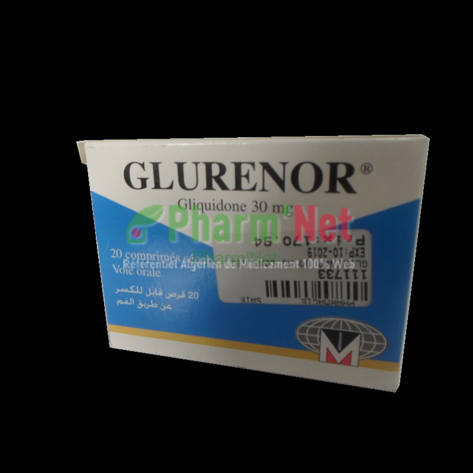 Glurenor tablet 30 mg 20’s