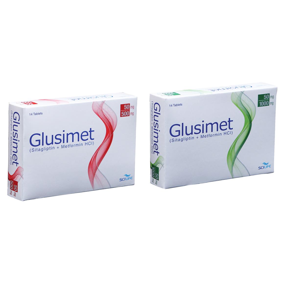 Glusimet tablet 50/500 mg 14’s