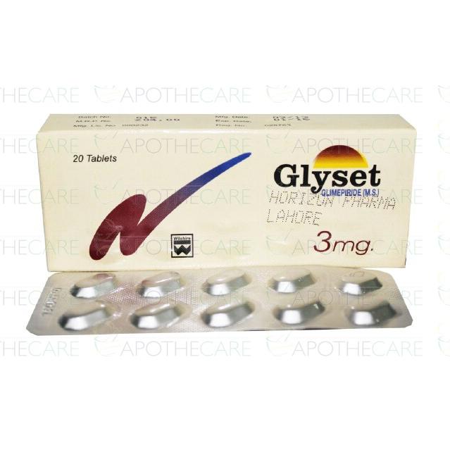 Glyset tablet 3 mg 2×10’s