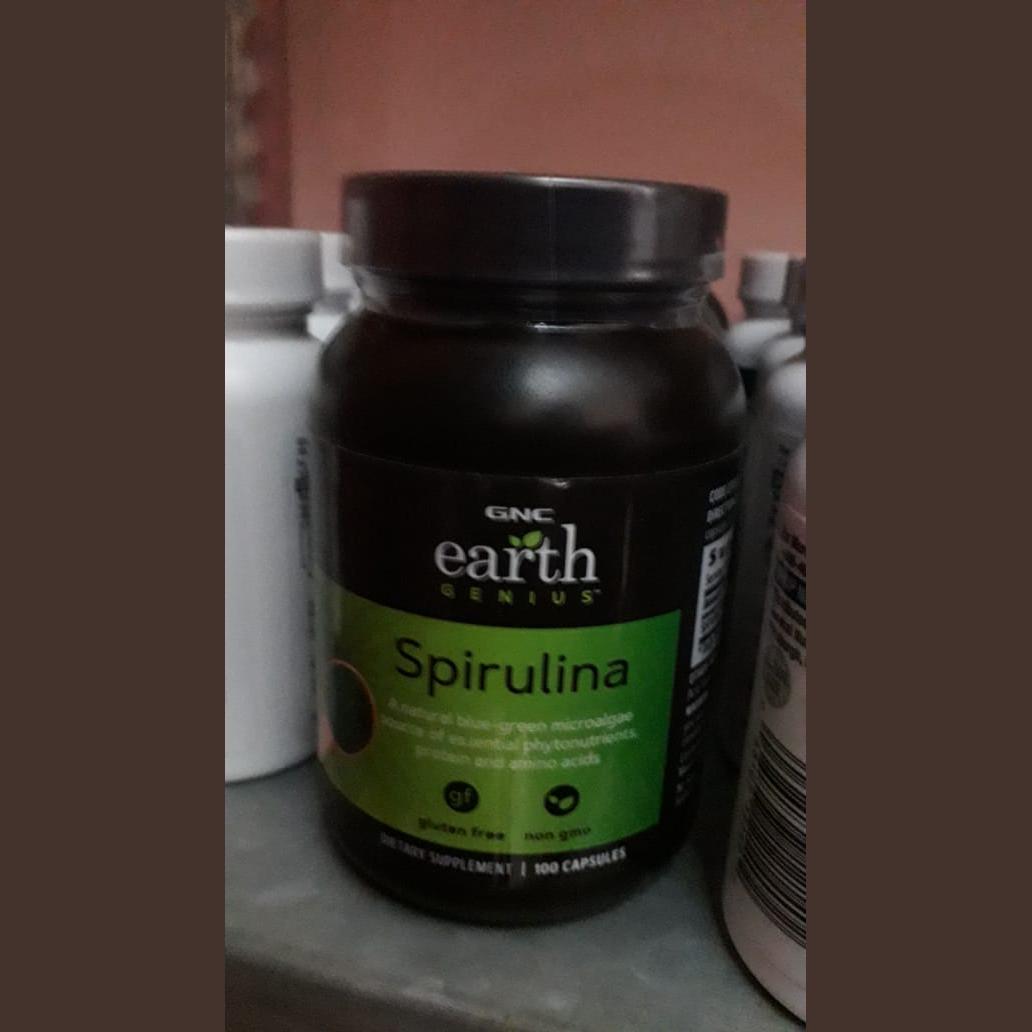 GNC earth genius spirulina Imported