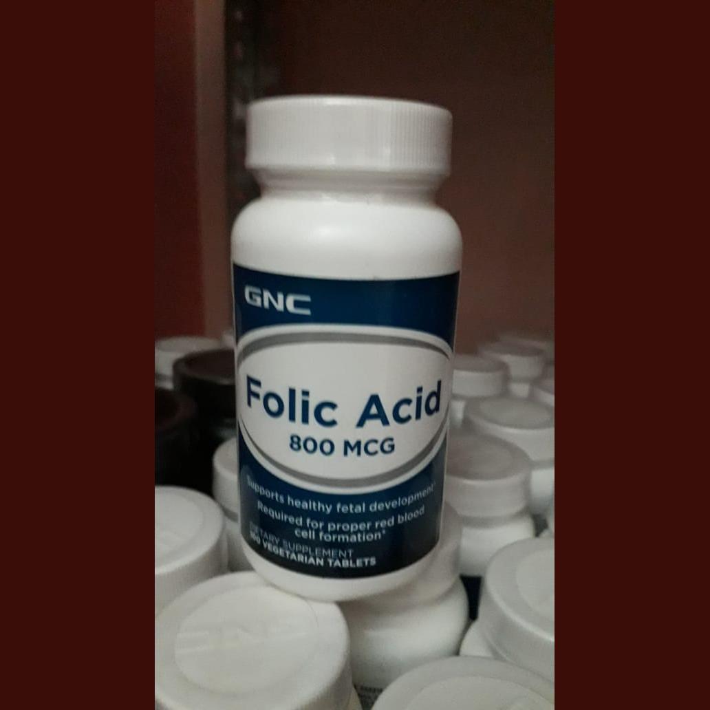 gnc folic acid 800 msg Imported