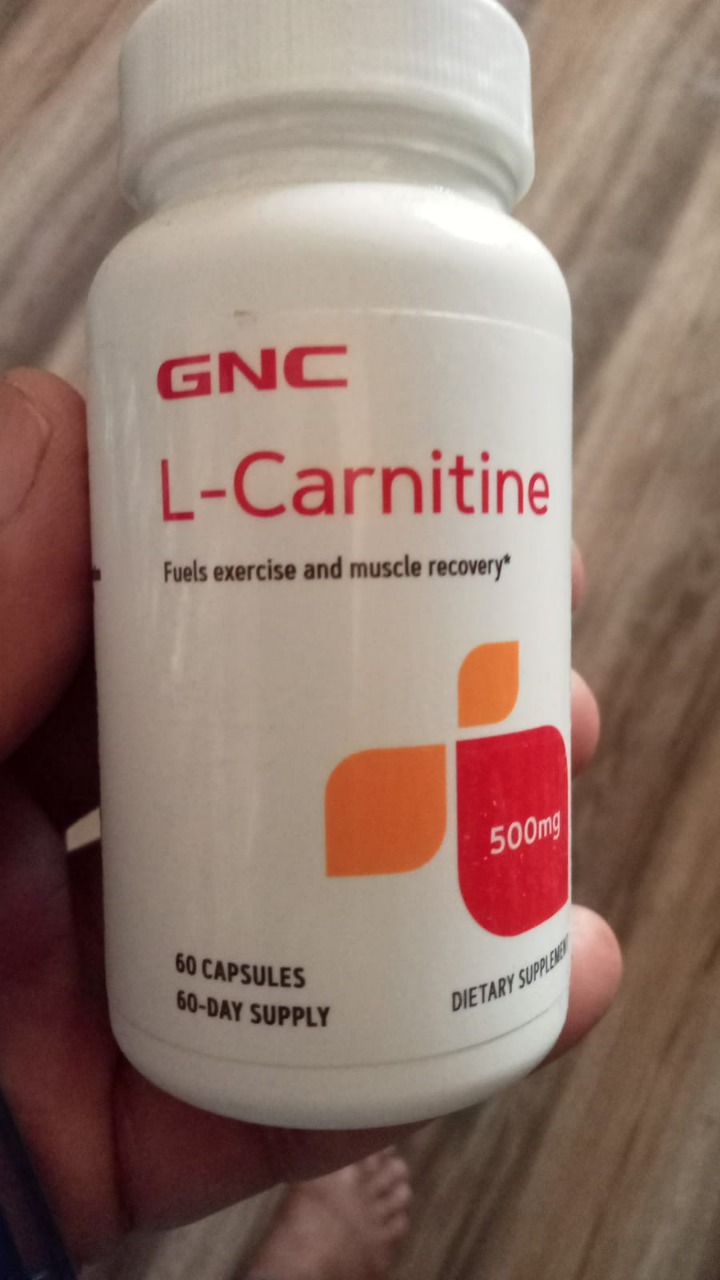 GNC L-Carnitine 500mg, 60 Capsules ^