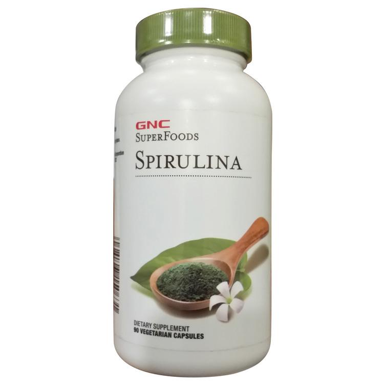 GNC SuperFoods Spirulina Dietary Supplement-90 Caps