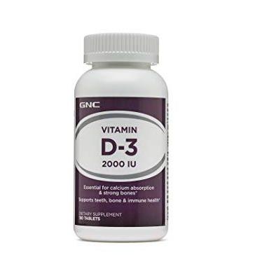 GNC TABLET VITAMIN D3 2000IU