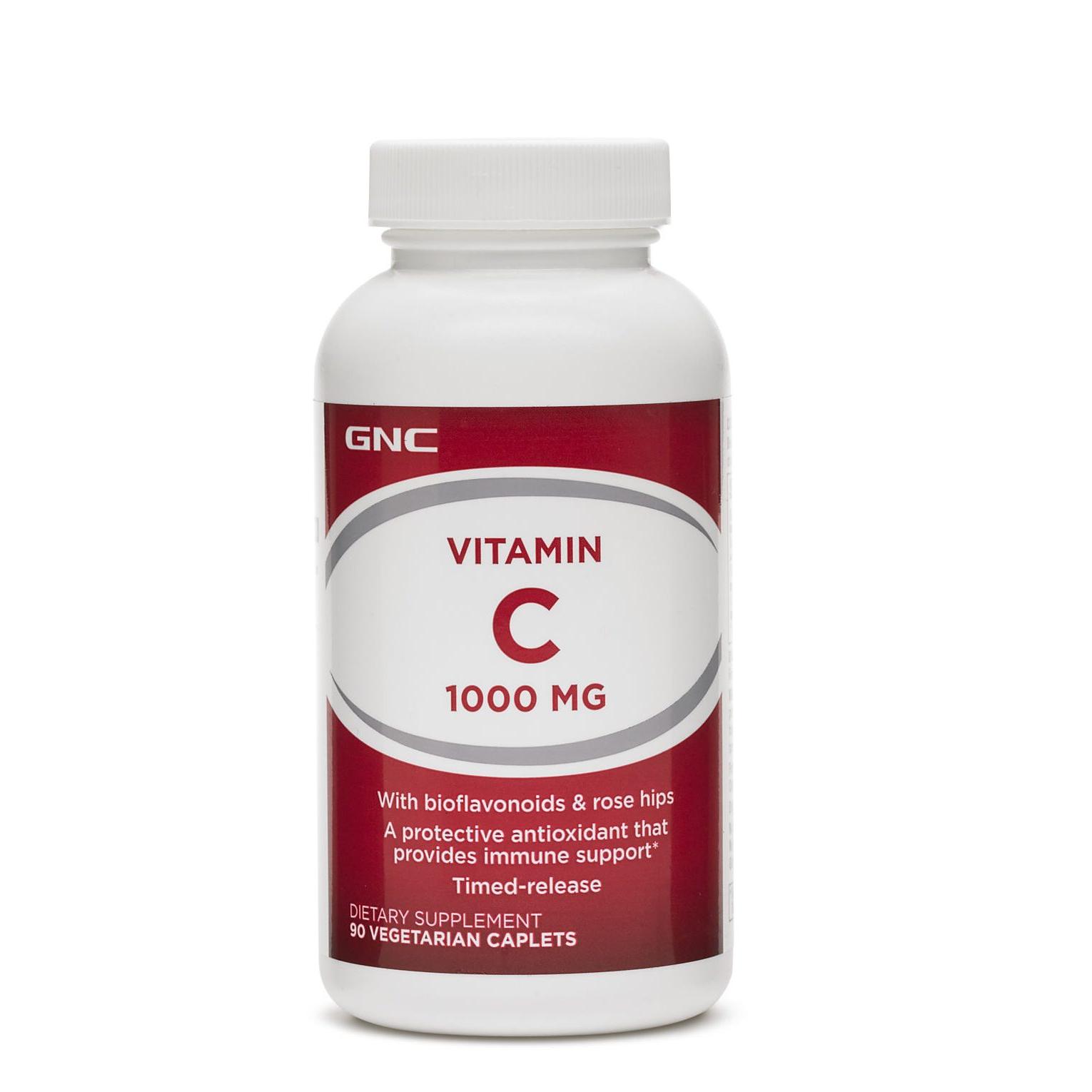 GNC VITAMIN C 1000 MG-90 CAPLETS