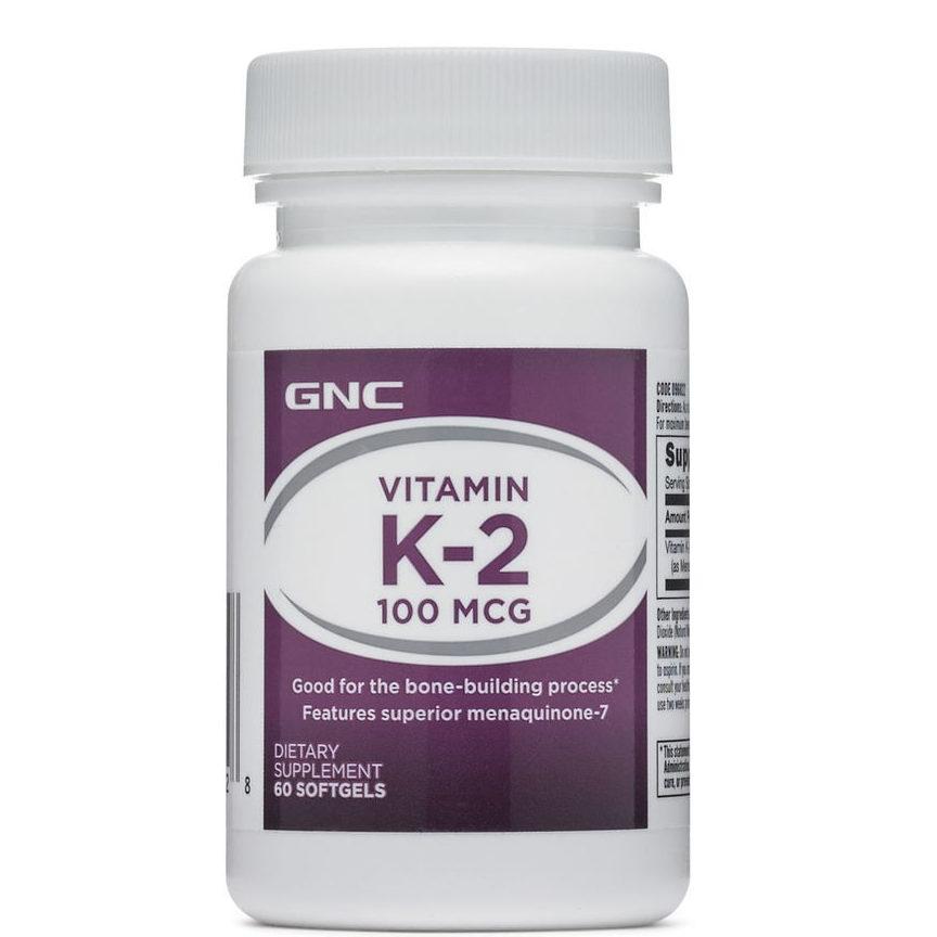 GNC Vitamin K-2 100MCG-60 SOFTGELS