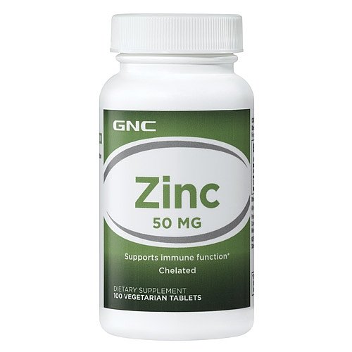GNC Zinc 50MG 100 Veg Tablets
