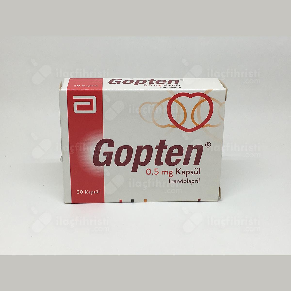 Gopten capsule 0.5 mg 20’s