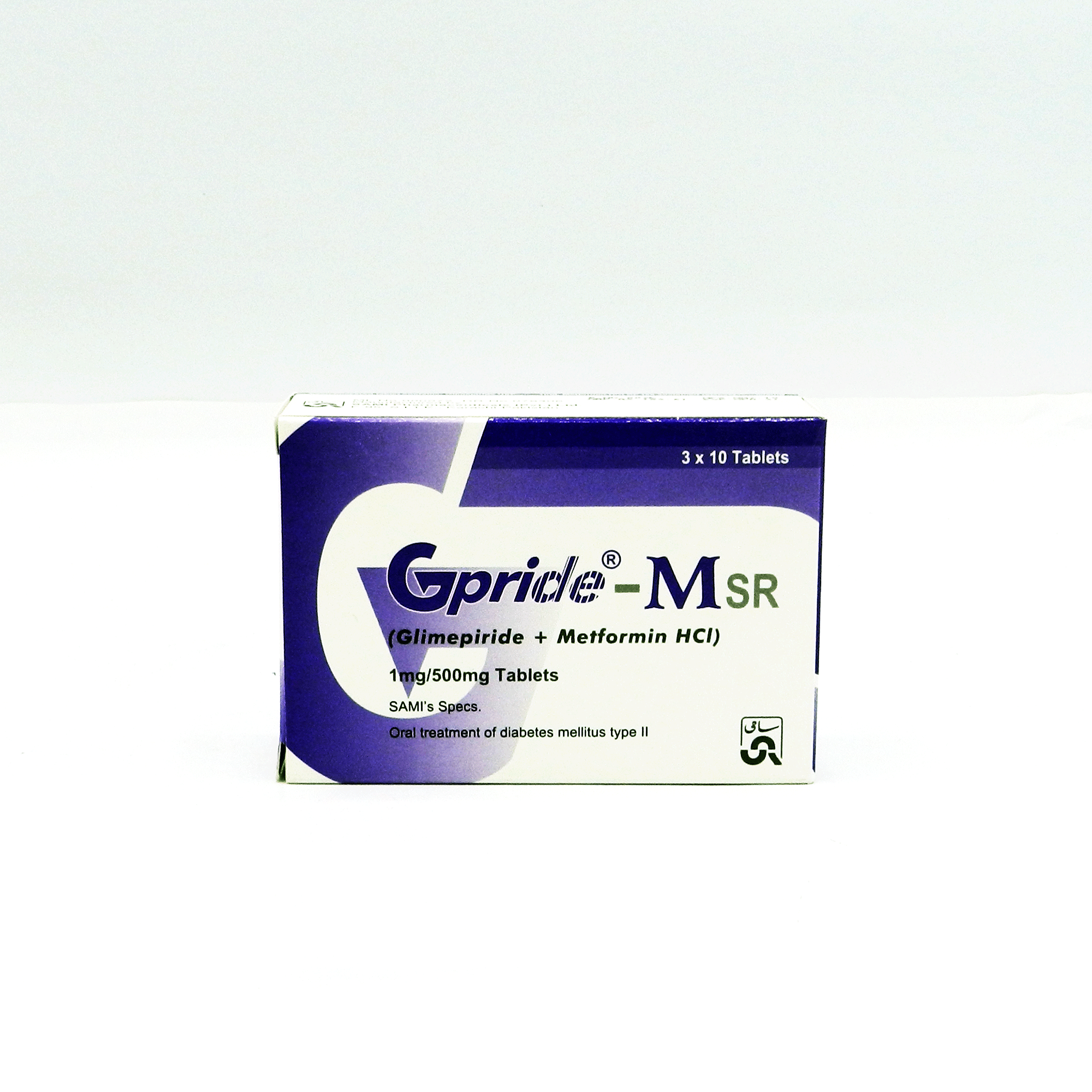 Gpride-M tablet 1/500 mg SR 30’s