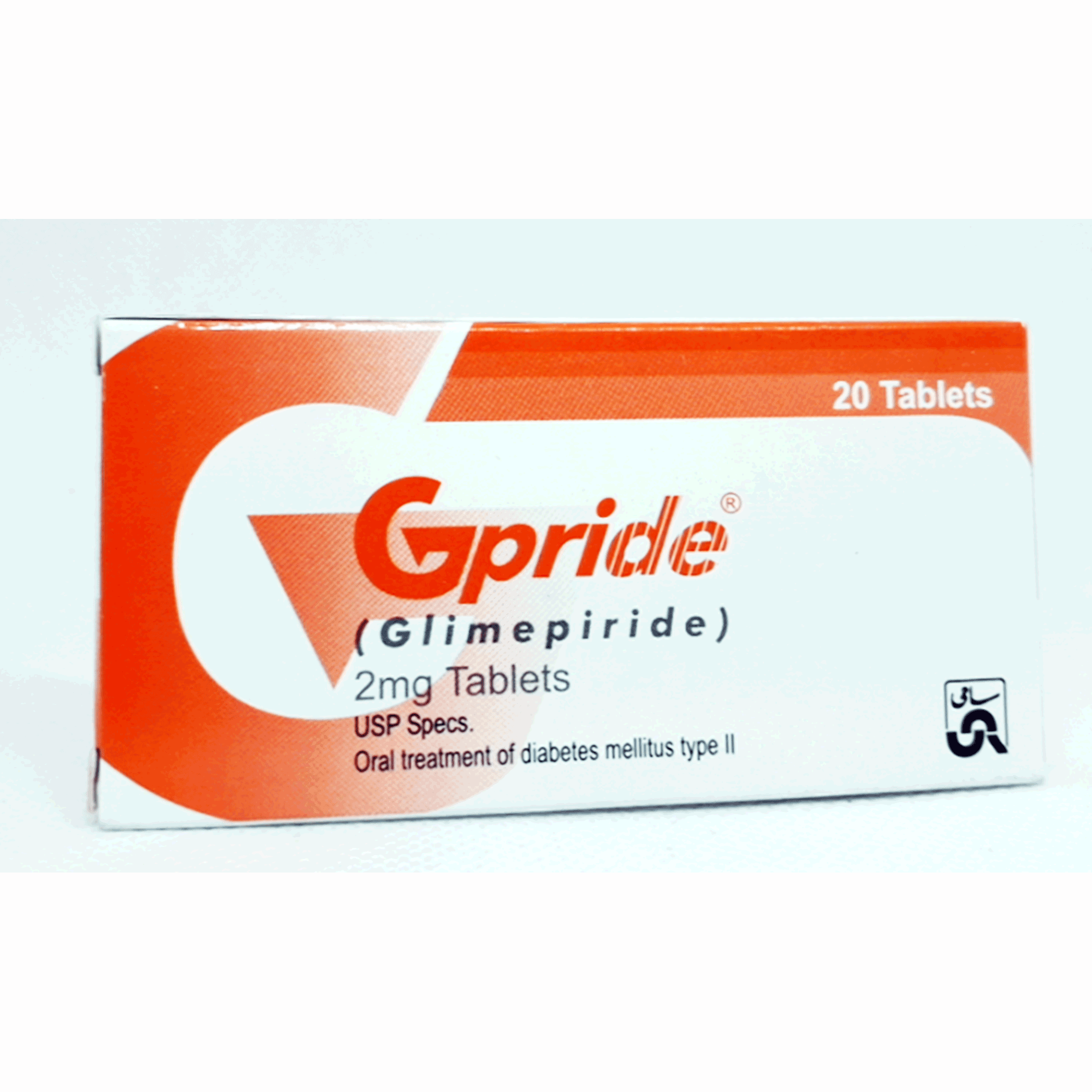 Gpride tablet 2 mg 2×10’s