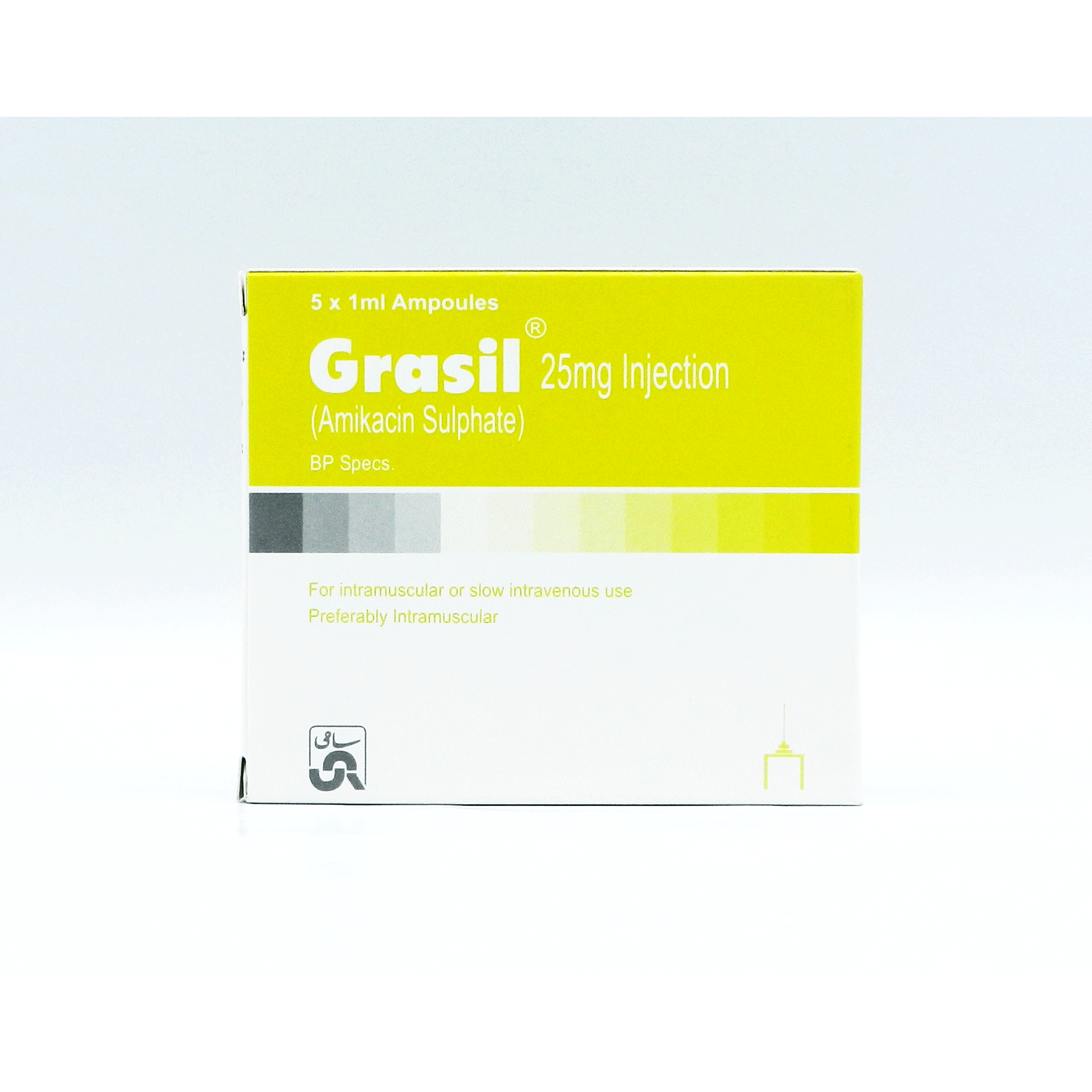 Grasil Injection 25 mg 5 Ampx1 mL