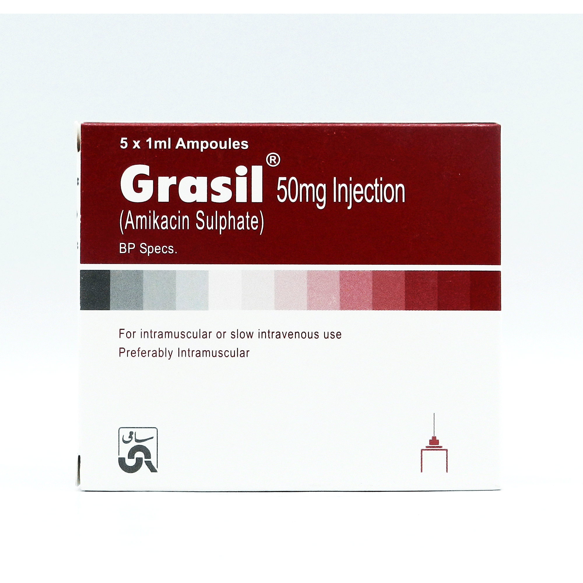 Grasil Injection 50 mg 5 Ampx1 mL
