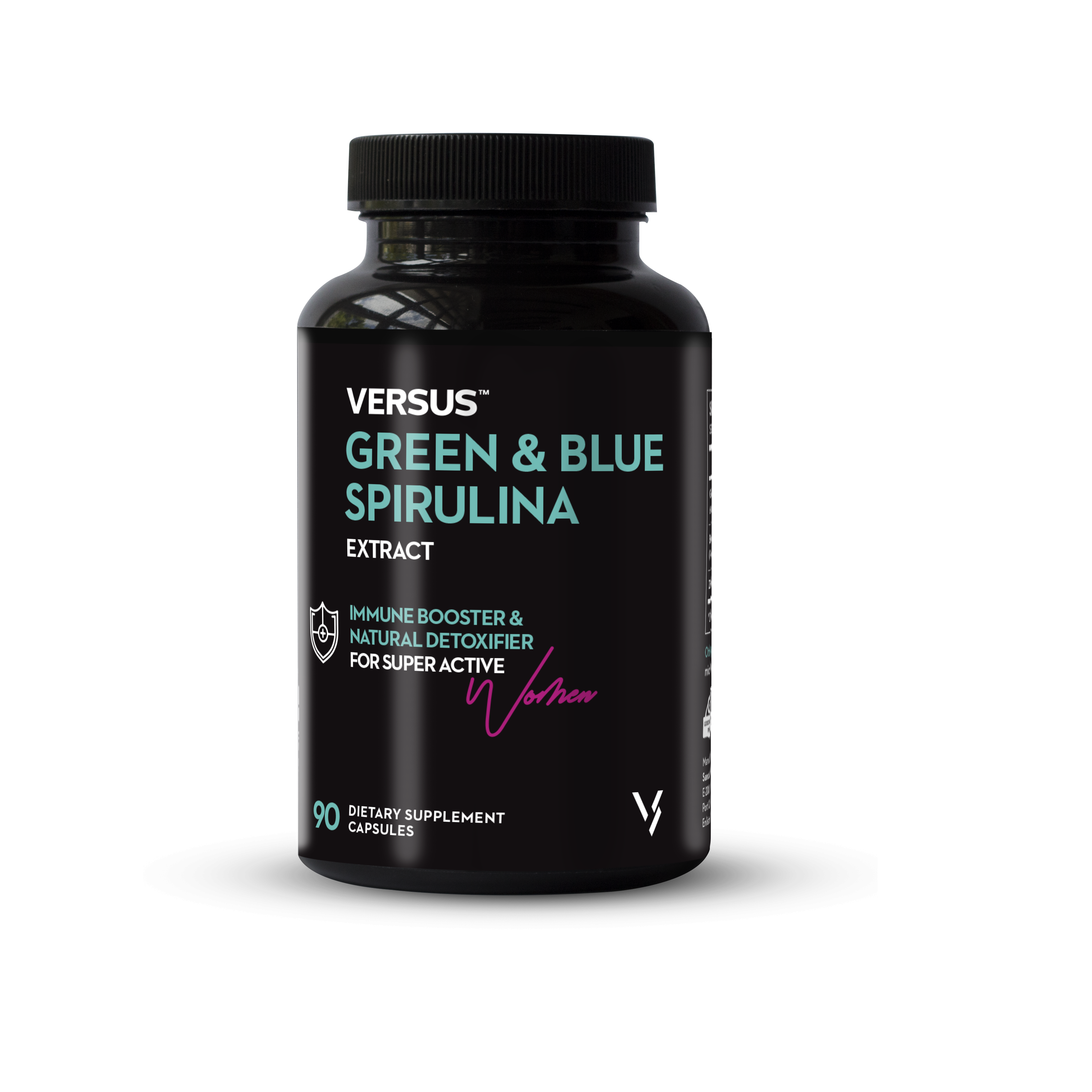 Green and Blue Spirulina