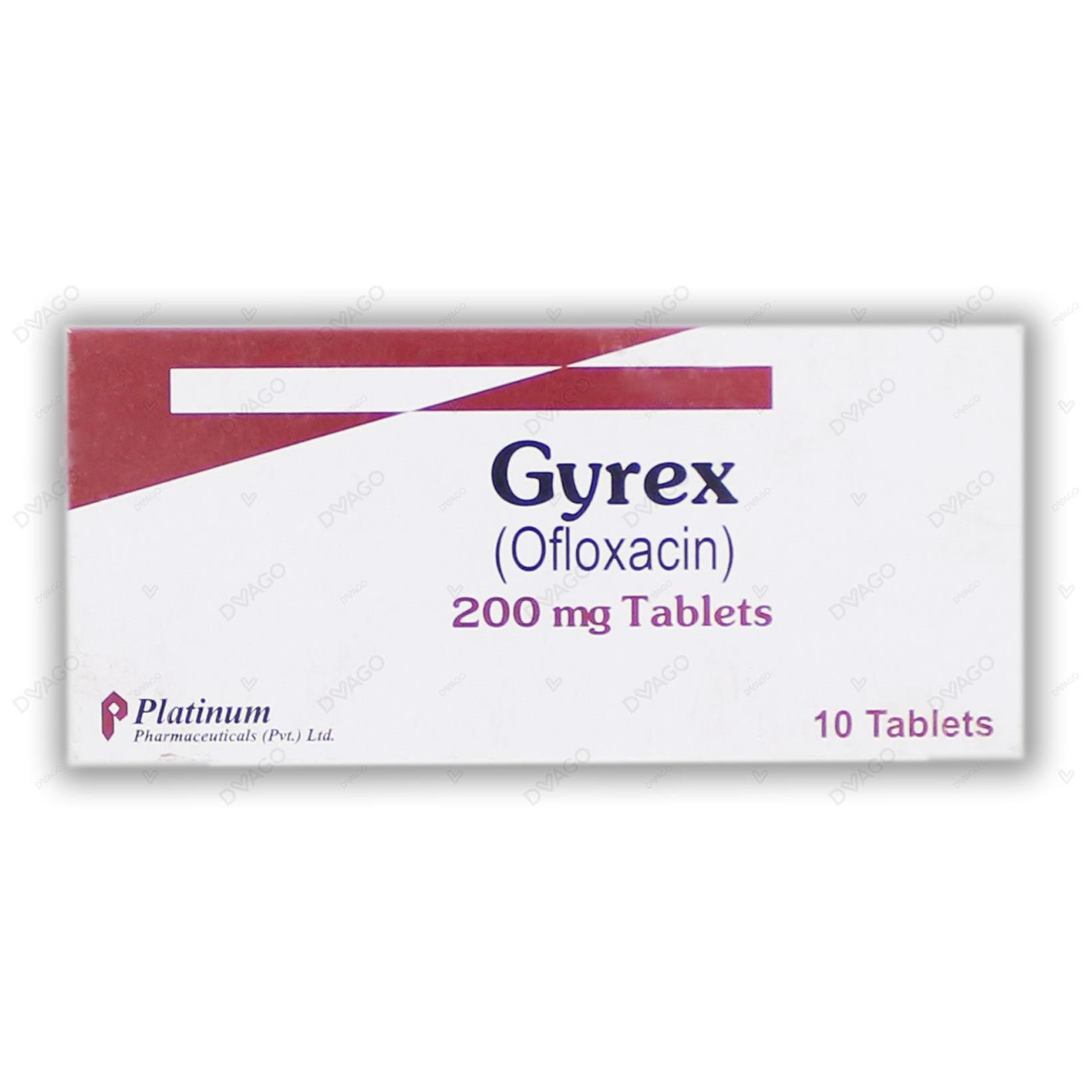 Gyrex tablet 200 mg 10’s