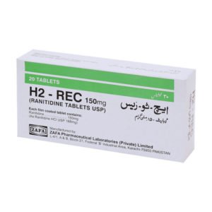 H2 Rec tablet 150 mg 20’s