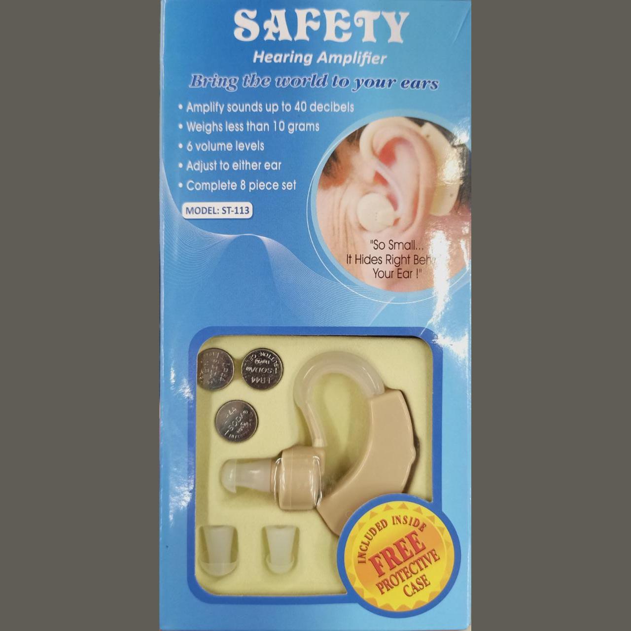 HEARING AID SAFETY W/O WARRANTY