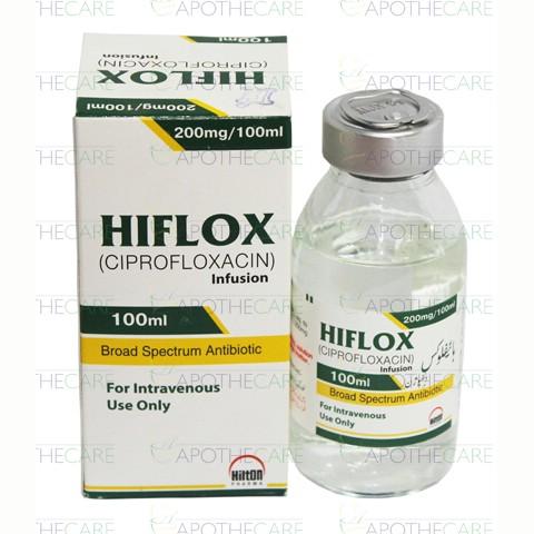 Hiflox Infusion 200 mg 1 Vialx100 mL