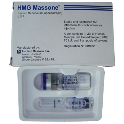 HMG Massone Injection 75 IU 1 Amp