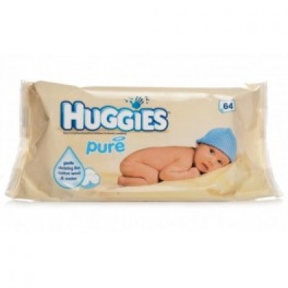 Huggies Baby Wipes – Pure (64S)