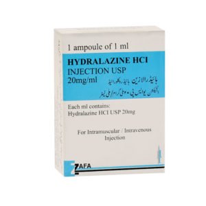 Hydralazine Injection 20 mg 1 Amp
