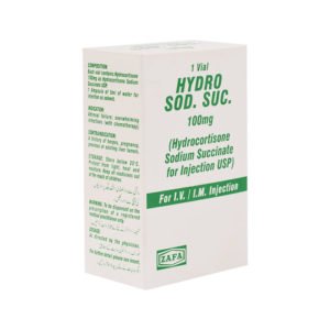 Hydro Sod Suc Injection 100 mg 1 Vial