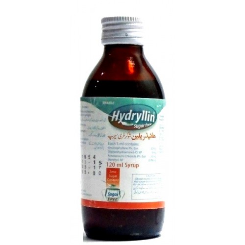 Hydryllin Sugar Free syrup 120 mL