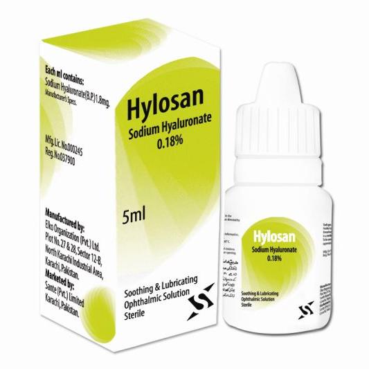 Hylosan 0.18% Eye Drops 5 ml