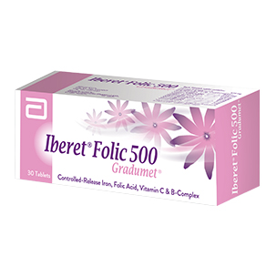 Iberet Folic-500 tablet 30’s