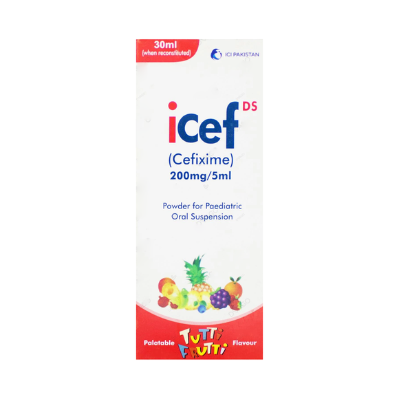 Icef suspension DS 200 mg 30 mL