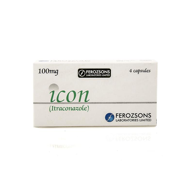 Icon capsule 100 mg 4’s