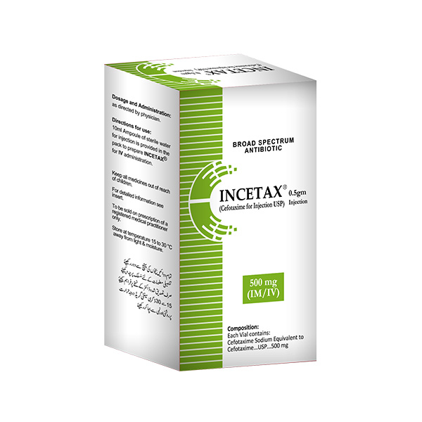 Incetax Injection 500 mg 1 Vial