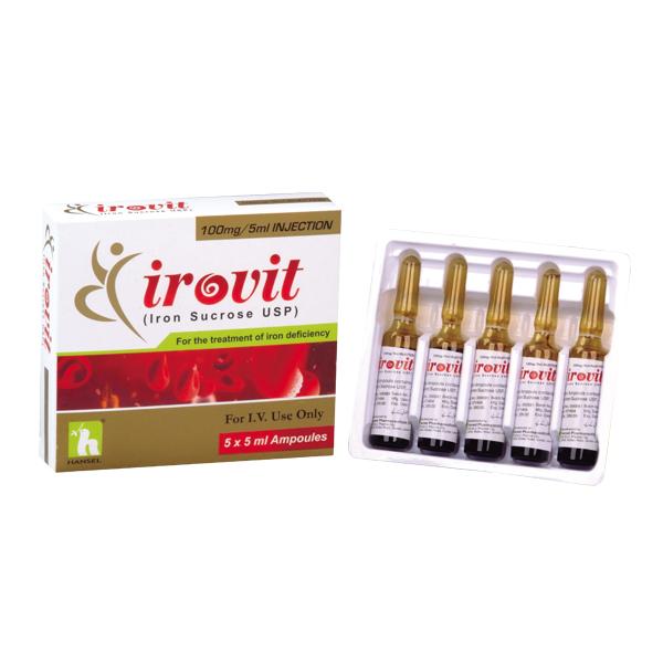 Irovit Injection 100 mg 5 Ampx5 mL