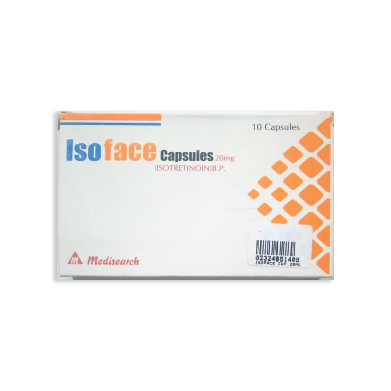 Isoface tablet 20 mg 10’s