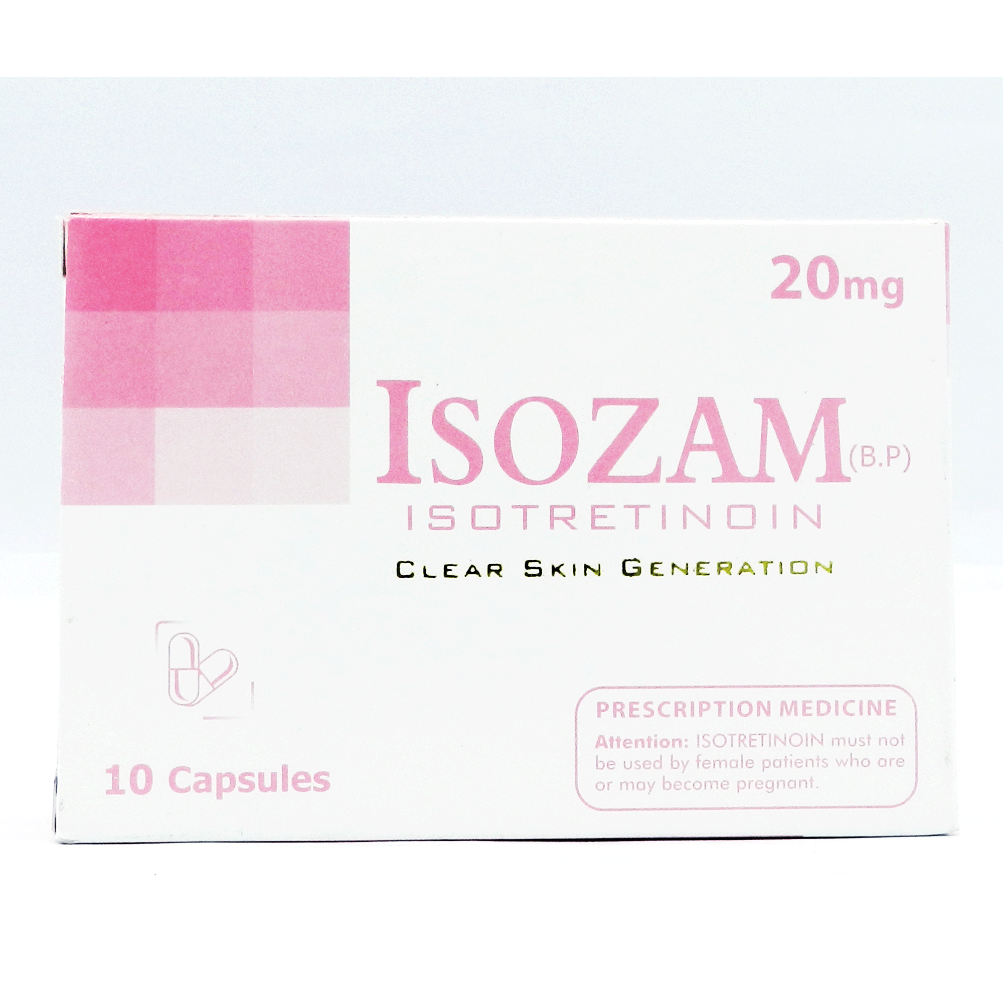 Isozam capsule 20 mg 10’s