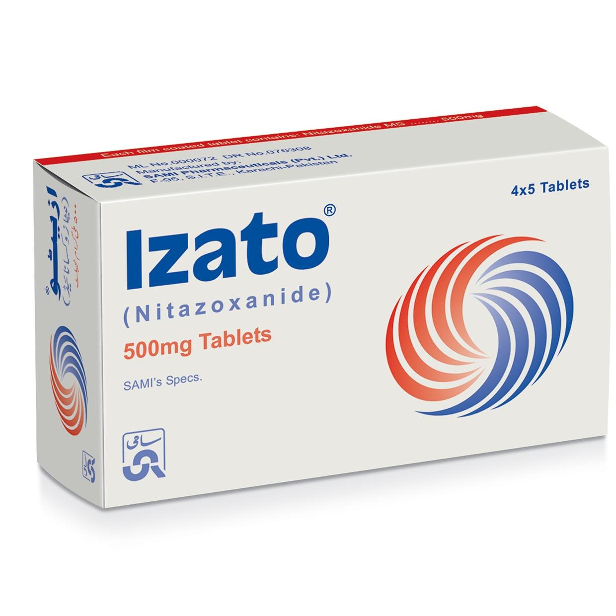 Izato tablet 500 mg 2×10’s
