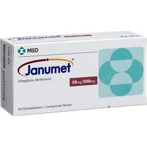 Janumet tablet 50/500 mg 14’s