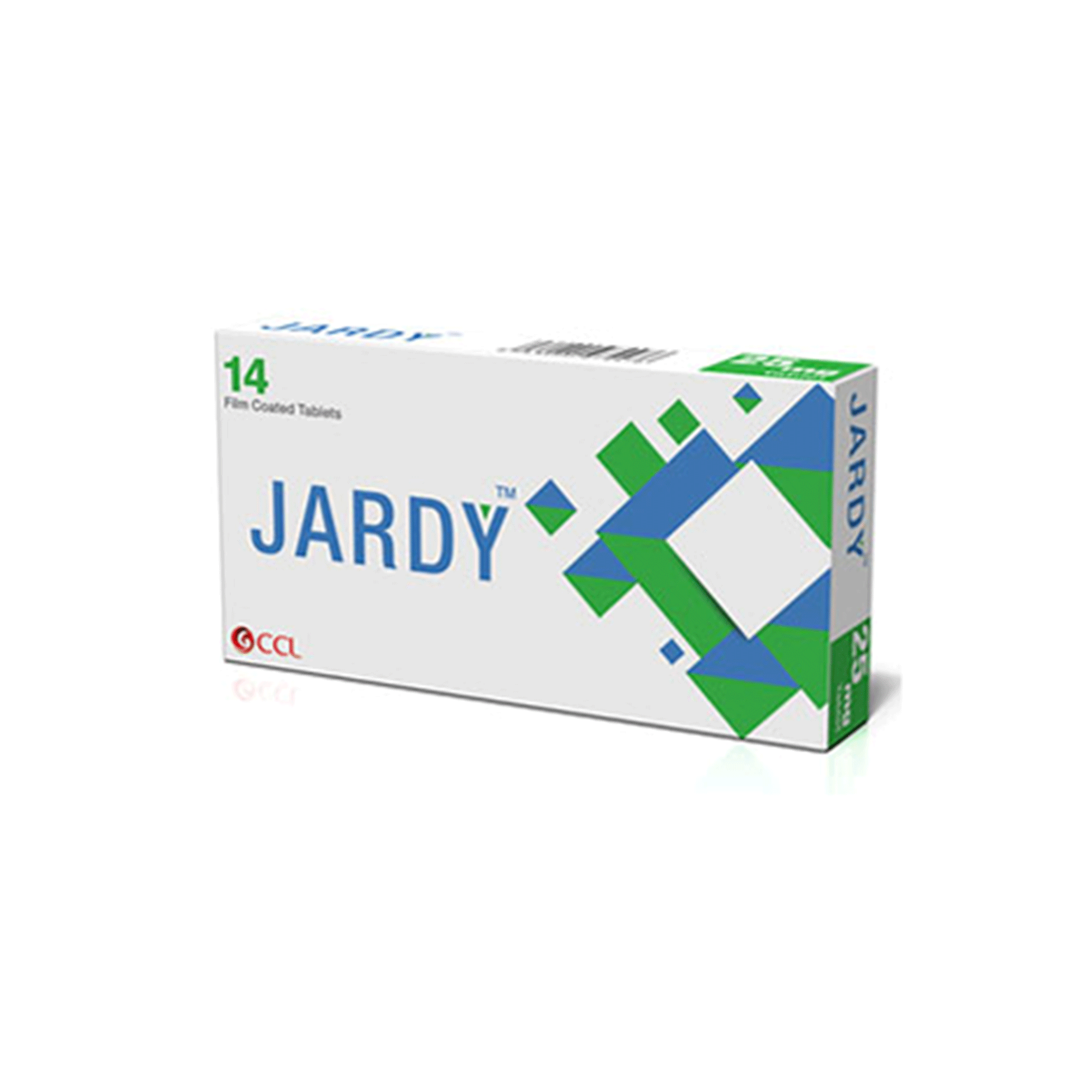 Jardy 25Mg Tab 14s