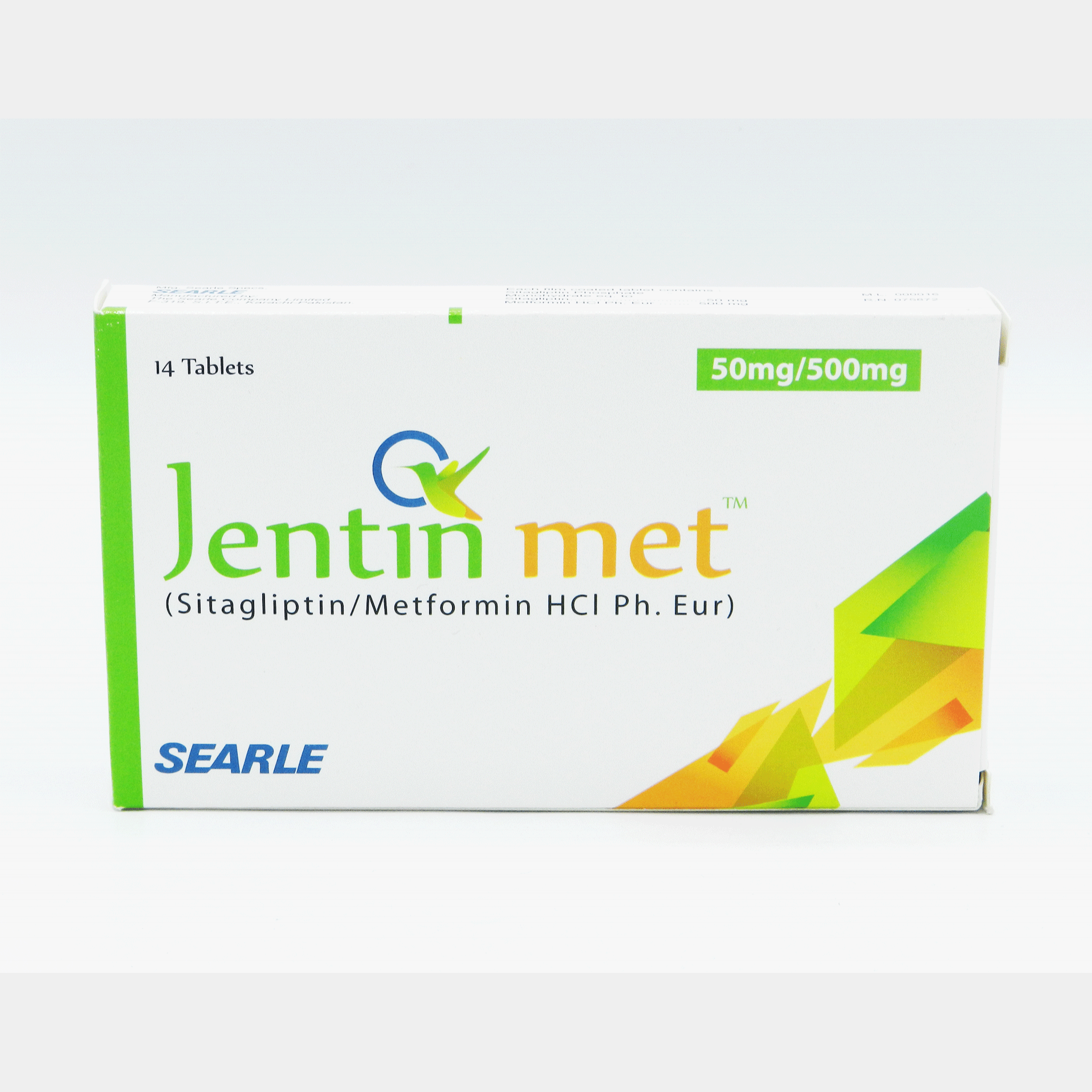 JENTIN TABLET MET 50/500MG