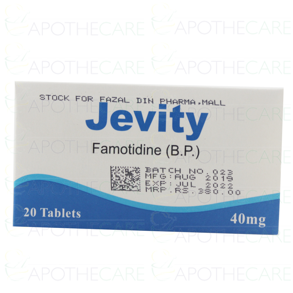 Jevity tablet 40 mg 2×10’s