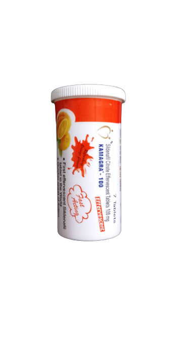 Kamagra Effervescent 100mg pack of 7 tablets (Sildenafil Citrate)