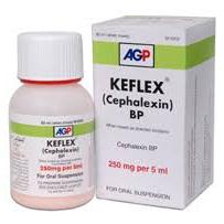Keflex suspension 250 mg 60 mL
