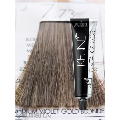 Keune Tinta Color Medium Violet Gold Blonde 7.73