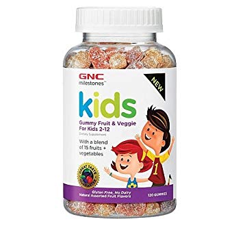 Kids Gummy Fruit & Veggie For Kids 2-12 -GNC Milestones in Pakistan