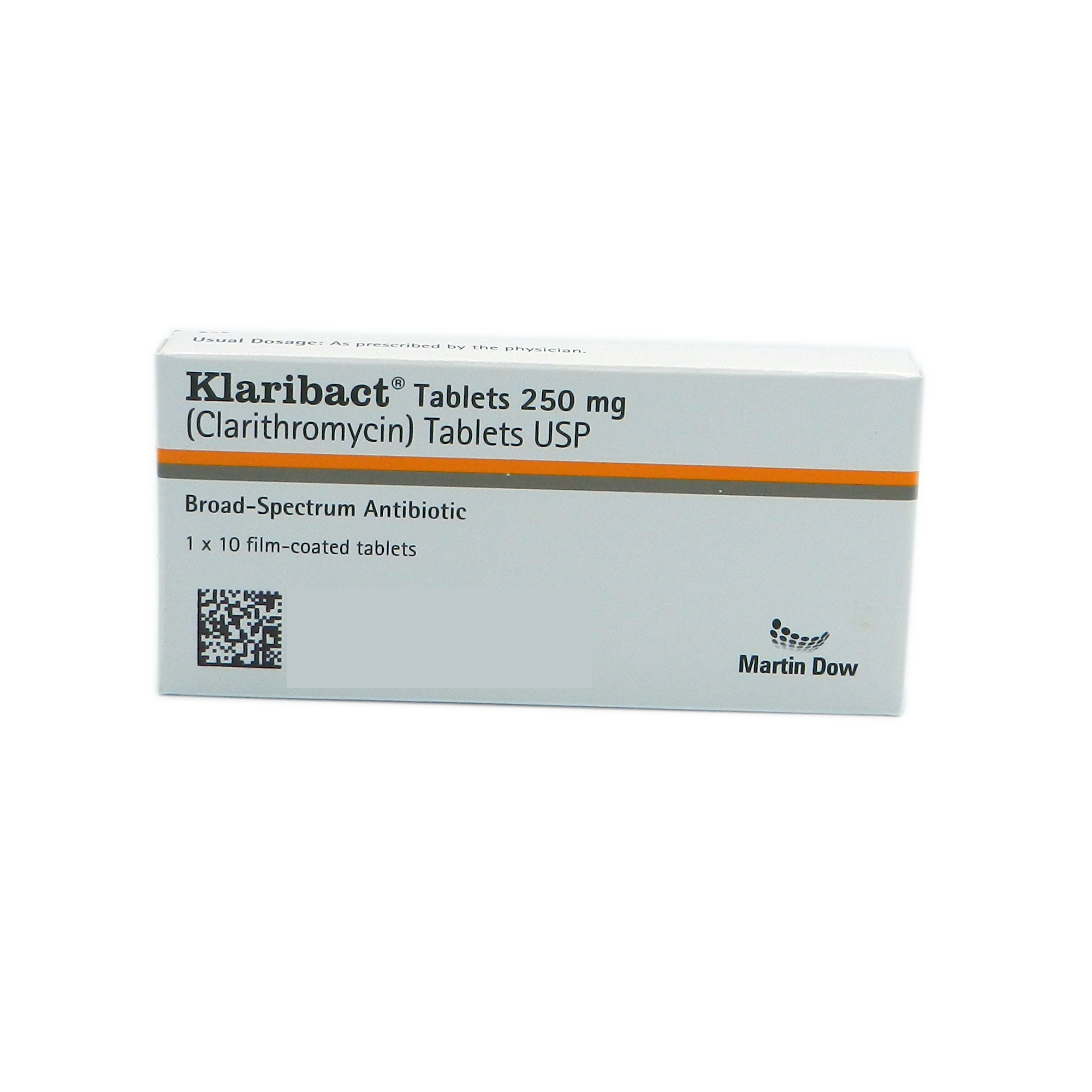 Klaribact tablet 250 mg 10’s