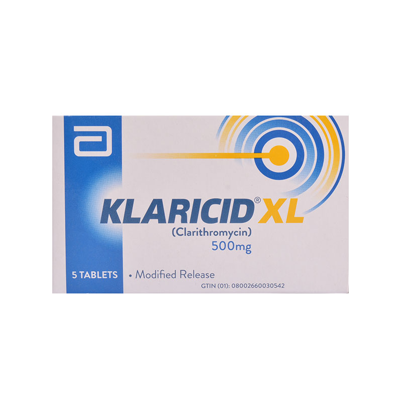 Klaricid tablet XL 500 mg 5’s