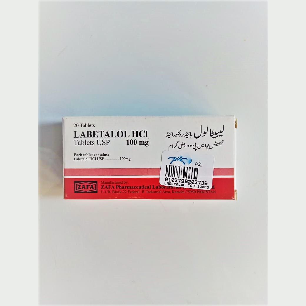 Labetalol tablet 100 mg 20’s
