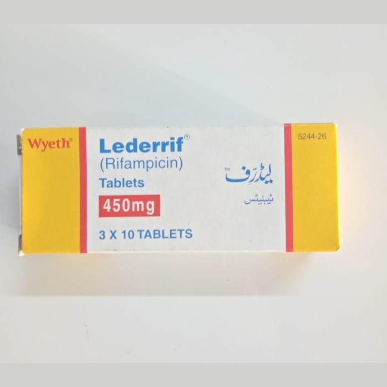 LEDERRIF 450mg Tablet 3x10s