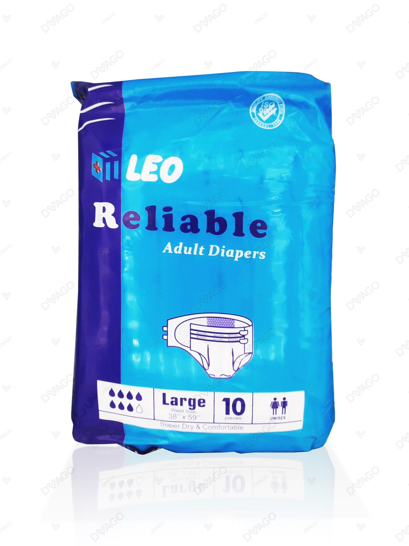 Leo Adult Diaper Large Pack of 10 Pampers