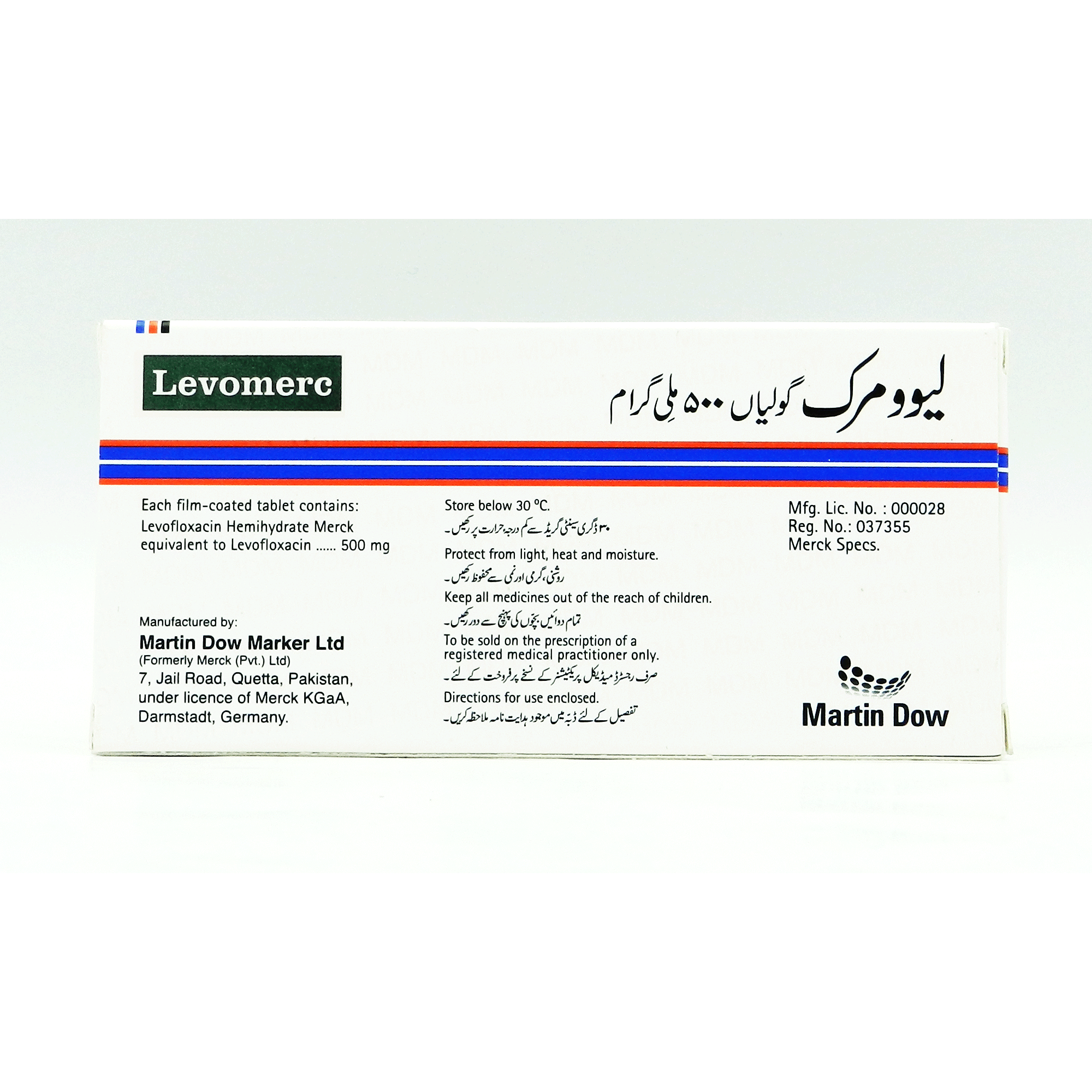 Levomerc tablet 500 mg 10’s