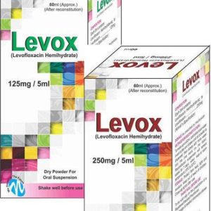 Levox suspension 125 mg 60 mL